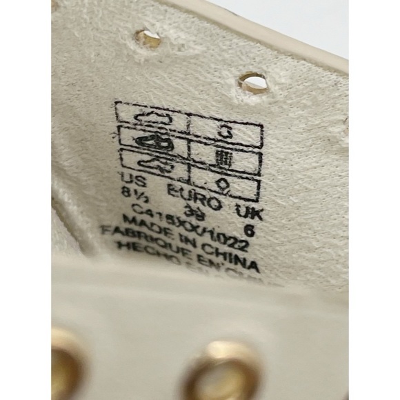 Kelsi Dagger Brooklyn Jolt Studded Heeled Sandals Creme Anthropology Size 8.5 - Picture 7 of 8